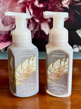 NEW 2-Pc BOOK LOFT Foaming Hand Soap Bath & Body Works